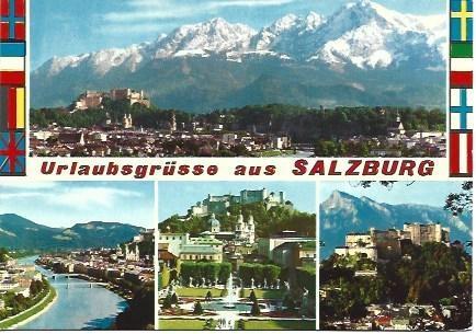 POSTAL L01949: Salzburgo. Diferentes aspectos