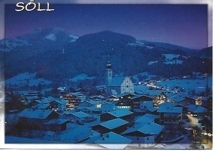 POSTAL L01952: Vista nocturna de Soll