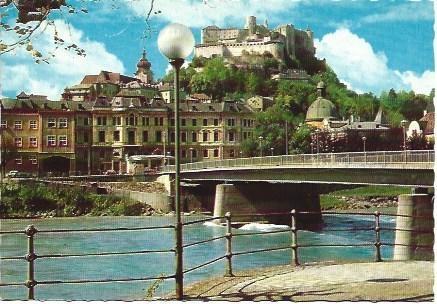 POSTAL L01954: Puente de Salzburgo, Austria