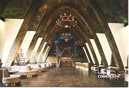 POSTAL PUBLICITARIA L01964: Cavas Codorniu. Sala de Recepcion