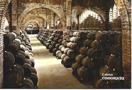 POSTAL PUBLICITARIA L01967: Cavas Codorniu. Bodega