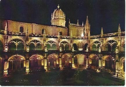 POSTAL L02068: Claustro de los Jeronimos en Lisboa