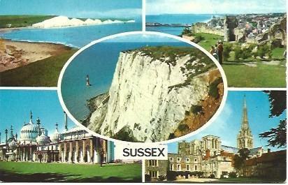 POSTAL L02069: Aspectos de Sussex. Inglaterra