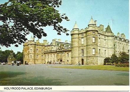 POSTAL L02071: Holyrood Palace en Edimburgo