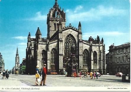 POSTAL L02074: Catedral de San Giles en Edimburgo