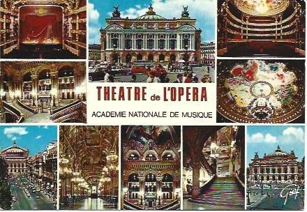 POSTAL L02007: Paris. Teatro de la Opera