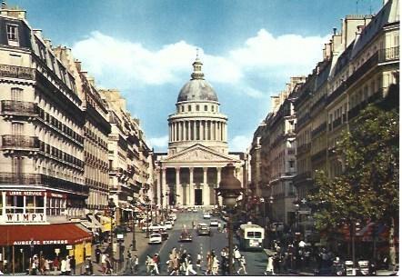 POSTAL L02010: Rue Soufflot de Paris