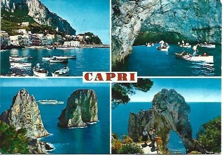 POSTAL L02017: Vistas de Capri