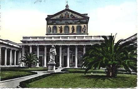 POSTAL L02020: Basilica de San Pablo en Roma