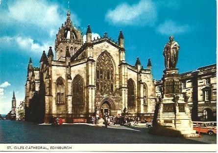 POSTAL L02025: Iglesia de Saint Giles en Edimburgo