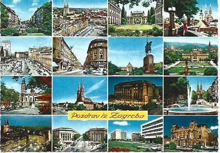 POSTAL L02030: Vistas de Zagreb