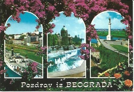 POSTAL L01845: Vistas de Beograd