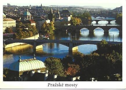 POSTAL L01851: Puentes de Praga