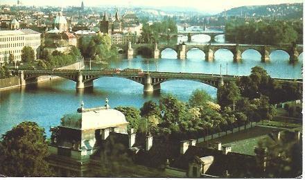 POSTAL L01858: Praga. Puentes