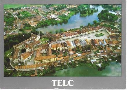 POSTAL L01859: Vista aerea de Telc