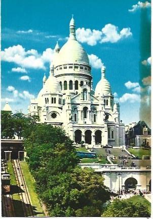 POSTAL L01861: Basilica del Sagrado Corazon en Paris