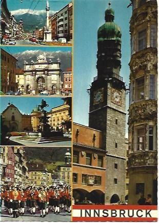 POSTAL L01868: Calle Maria Teresa en Innsbruck