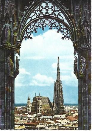 POSTAL L01869: Viena. Catedral de San Esteban