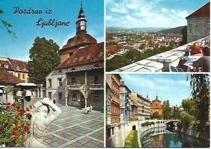 POSTAL L01810: Edificios de Liubiana, Eslovaquia