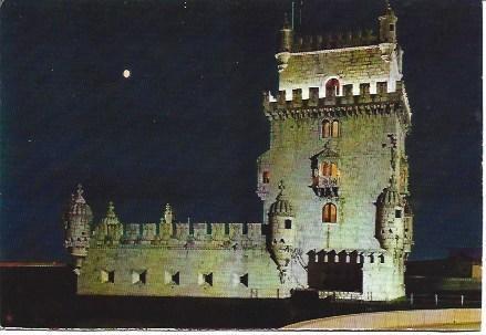 POSTAL L01812: Lisboa. Torre de Belem, vista nocturna