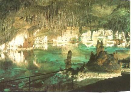 POSTAL L01938: Lago Martel de las Cuevas del Drach, Mallorca