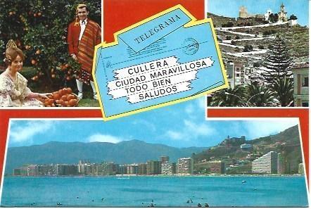POSTAL L01912: Diversos aspectos de Cullera, Valencia