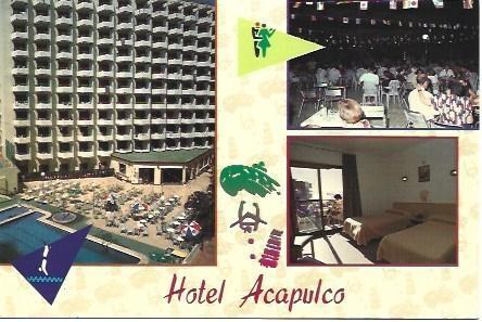 POSTAL PUBLICITARIA L01923: Hotel Acapulco de Benidorm