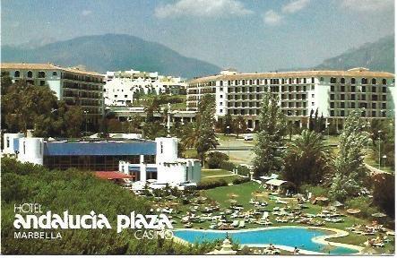 POSTAL PUBLICITARIA L01925: Hotel Andalucia Plaza de Marbella