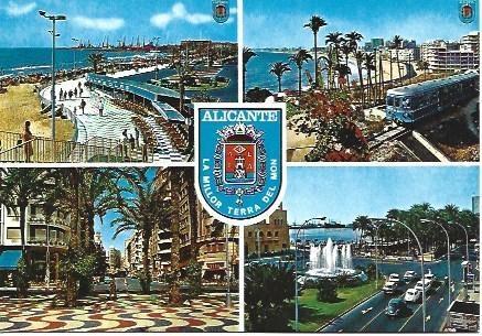 POSTAL L01929: Aspectos de Alicante