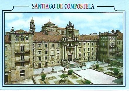 POSTAL L01930: Seminario de San Martin Pinorio en Santiago de Compostela