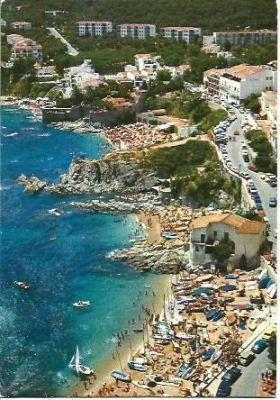 POSTAL L01883: Calella de Palaufrugell. Vista aerea