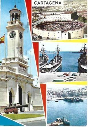 POSTAL L01903: Vistas de Cartagena. Murcia