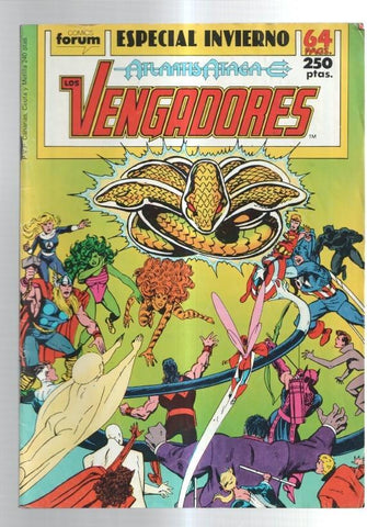 Los Vengadores especial Invierno 1989: Atlantis ataca ((numerado 1 en trasera)