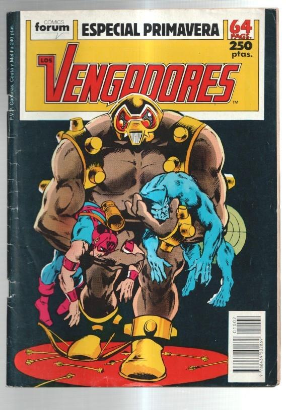 Los Vengadores especial Primavera 1989: Hoy moriran los vengadores (numerado 1 en trasera)