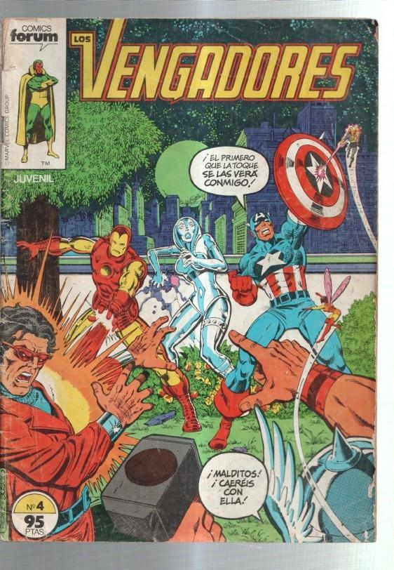 Los Vengadores volumen 1 numero 04: Ni el infierno...(numerado 1 en trasera)