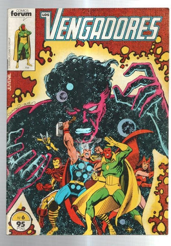 Los Vengadores volumen 1 numero 06: El coleccionista (numerado 1 en trasera)