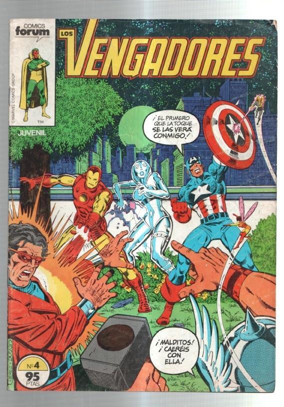 Los Vengadores volumen 1 numero 04: Ni el infierno...(numerado 2 en trasera)