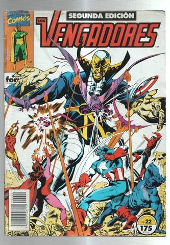 Los Vengadores volumen 1 segunda edicion numero 22: (numerado 1 en la trasera)