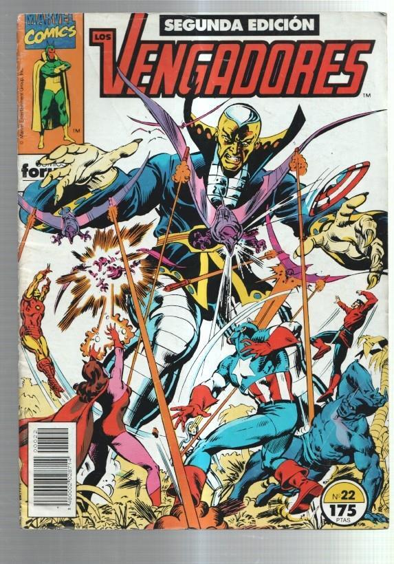 Los Vengadores volumen 1 segunda edicion numero 22: (numerado 2 en la trasera)