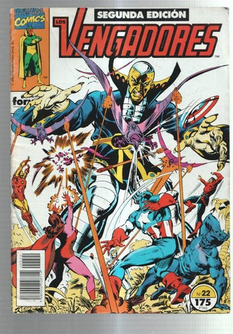 Los Vengadores volumen 1 segunda edicion numero 22: (numerado 2 en la trasera)