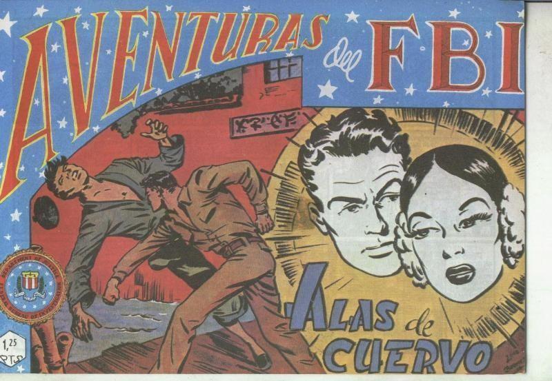 Aventuras del FBI facsimil numero 041. Alas de cuervo