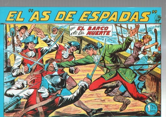 Facsimil As de Espada numero 04: El barco de la muerte