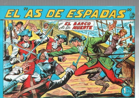 Facsimil As de Espada numero 04: El barco de la muerte