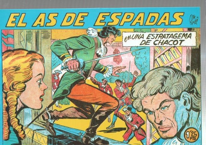 Facsimil As de Espada numero 08: Una estrategia de Chacot