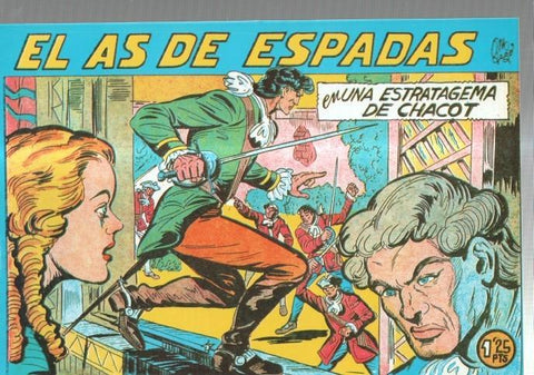 Facsimil As de Espada numero 08: Una estrategia de Chacot