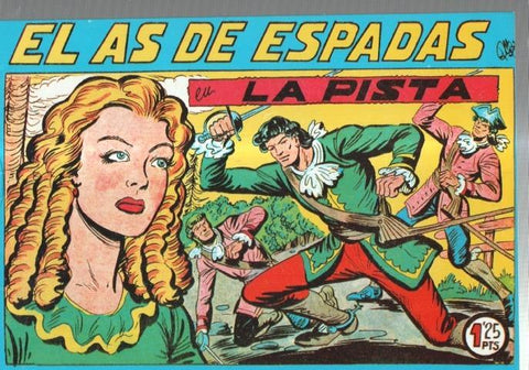Facsimil As de Espada numero 09: La pista