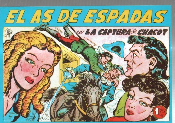Facsimil As de Espada numero 12: La captura de Chacot
