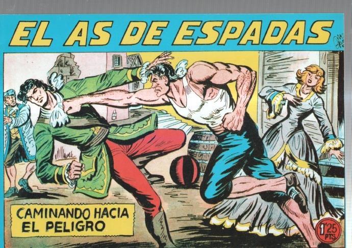 Facsimil As de Espada numero 14: Caminado hacia el peligro