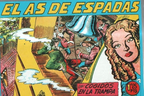 Facsimil As de Espada numero 19: Cogidos en la trampa