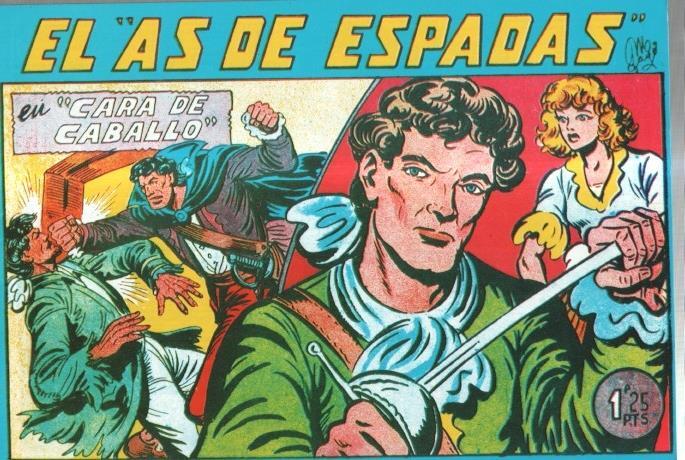 Facsimil As de Espada numero 25: Cara de caballo